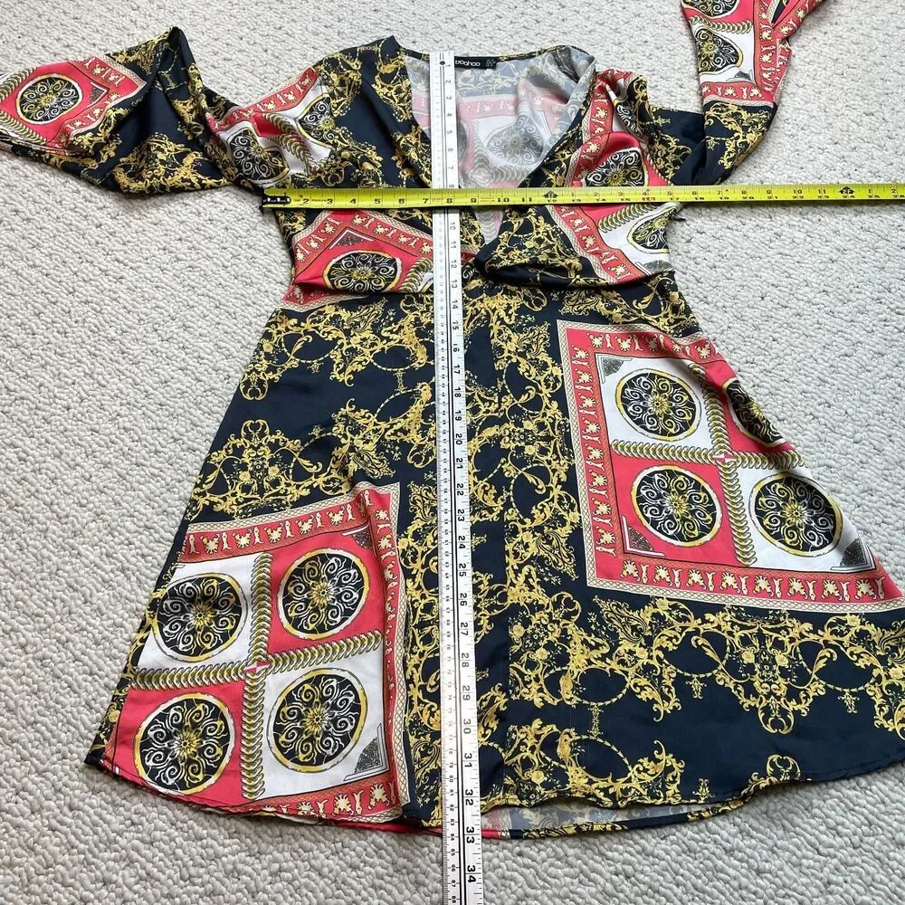 Boohoo blouson dress